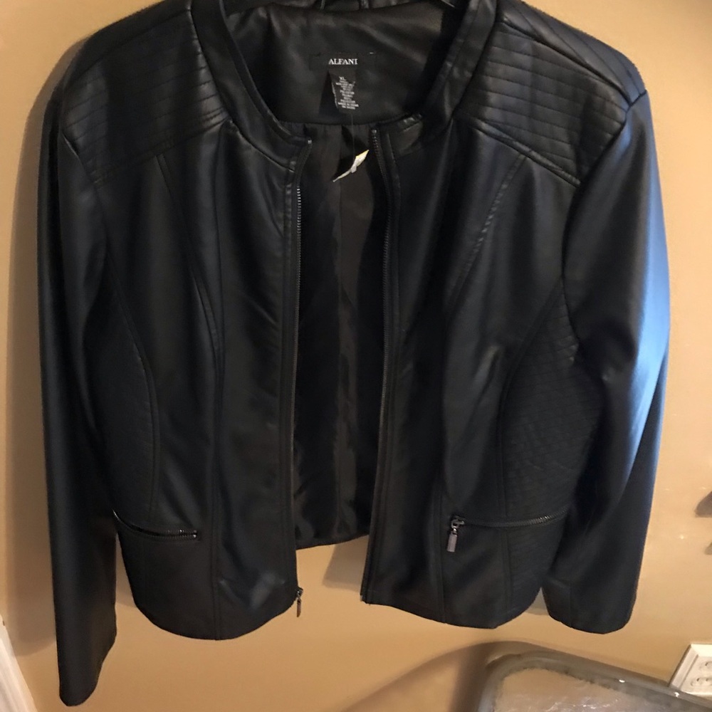 Short leather spring Jacket
